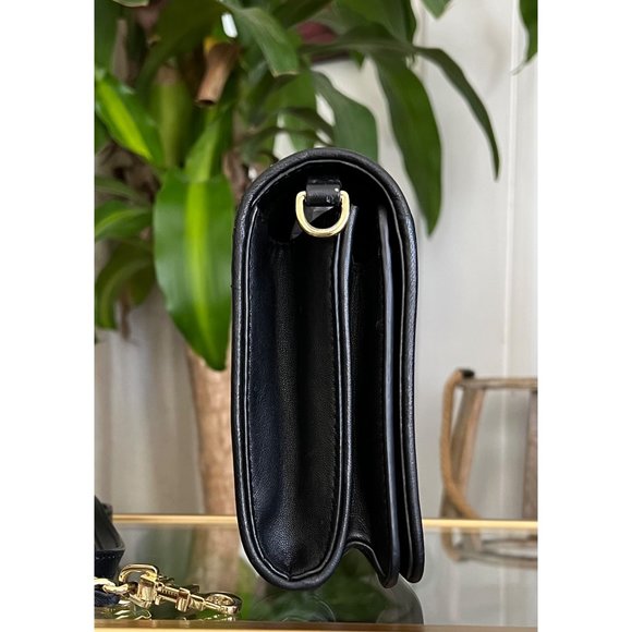 ♦️♦️ AUTHENTIC TORY BURCH BLACK FLEMING/ALEXA HANDBAG ♦️♦️ - Picture 9 of 16